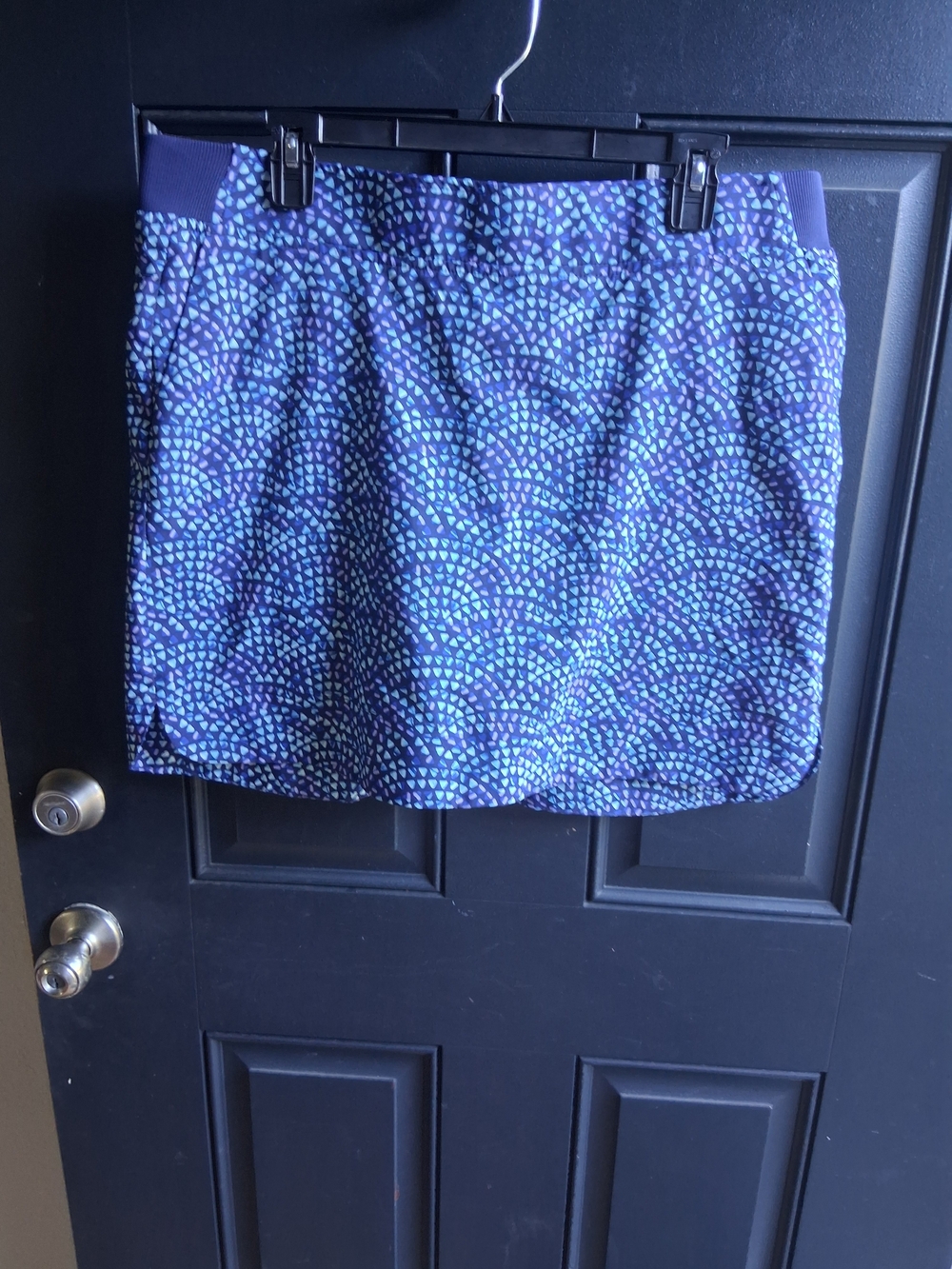 Blue Printed Women's Skort - Versatile Everyday Style
